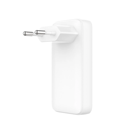 Fixed Slim 2xUSB-C Travel Charger, GaN, PD support