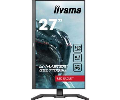 LCD Monitor IIYAMA 27" Gaming Panel IPS 2560x1440 16:9 180Hz Matte 0.2 ms Speakers Swivel Pivot Height adjustable Tilt Colour Black GB2770QSU-B6