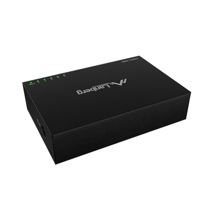 Lanberg Switch 5x1GB/s Unmanagment Gigabit Ethernet Desktop 12V metal case | DSM1-1005 | Unmanaged | Desktop