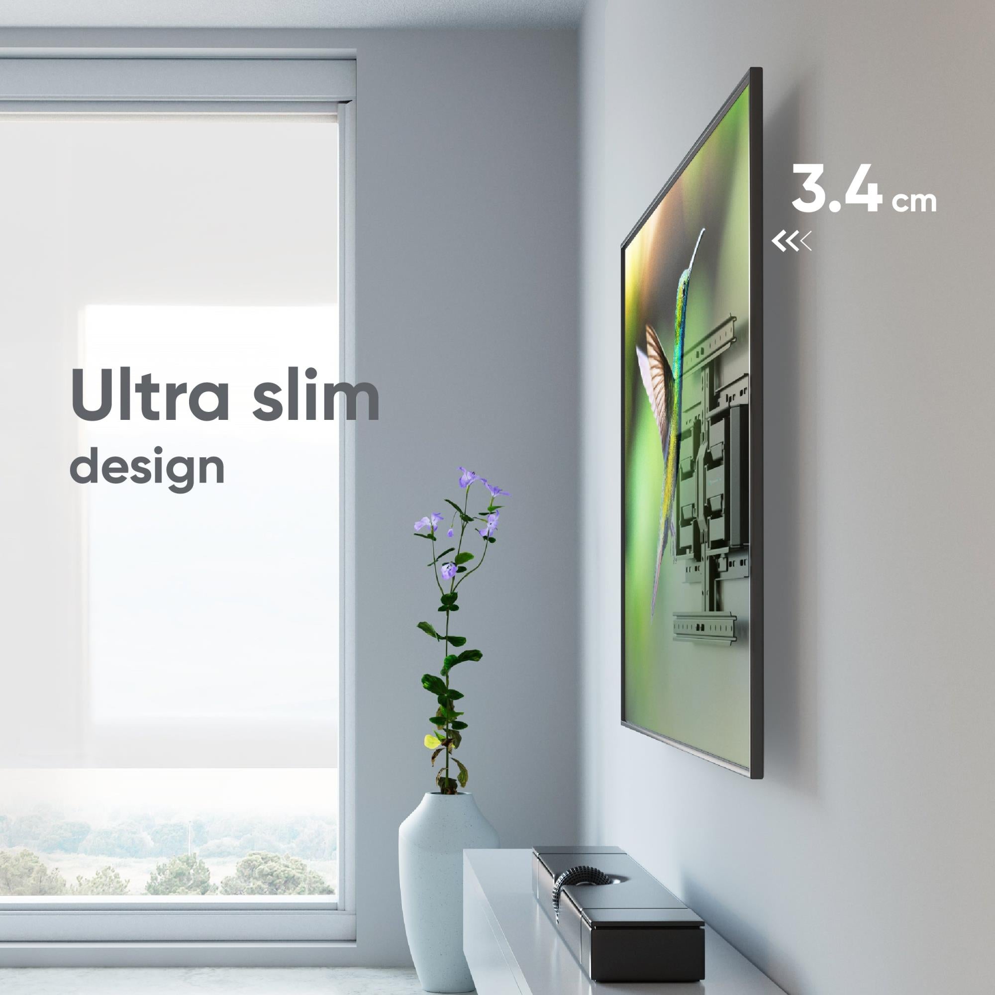 TV SET ACC WALL MOUNT /32-90"/BLACK SM6-B ONKRON