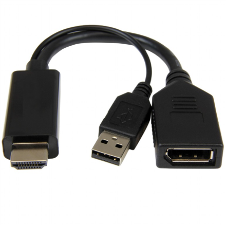 Cablexpert | Active 4K HDMI to DisplayPort Adapter | A-HDMIM-DPF-01 | Black | DisplayPort Female | HDMI Male (Type A) |