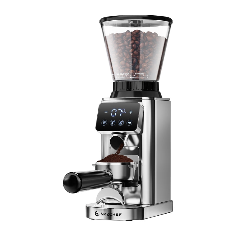 AMZCHEF CE-CG209-SV Coffee Grinder (Silver) - Image 1
