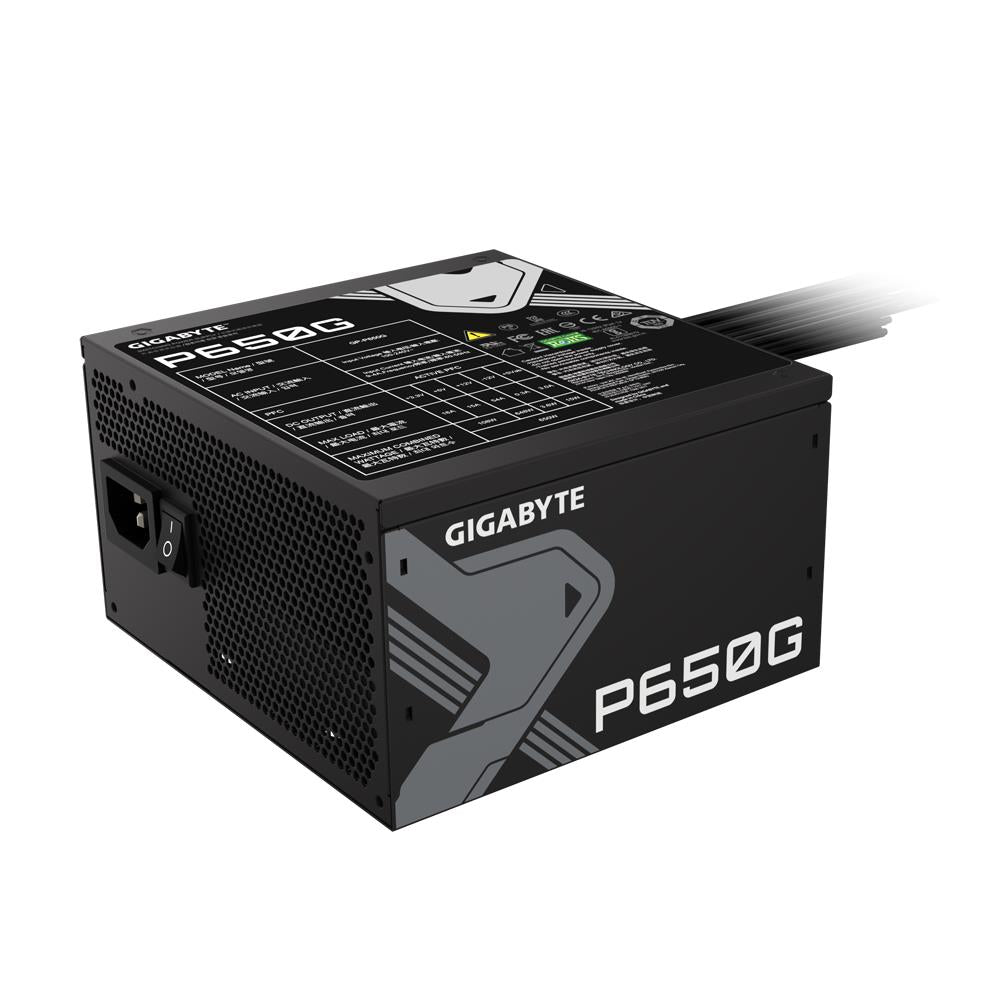 Power Supply GIGABYTE GP-P650G 650 Watts Efficiency 80 PLUS GOLD PFC Active MTBF 100000 hours GP-P650G