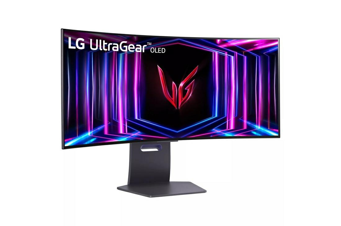 Monitor LG 34GS95QE-B 34" Gaming/Curved Panel OLED 3440x1440 21:9 240Hz Matte 0.03 ms Swivel Height adjustable Tilt Colour Black 34GS95QE-B