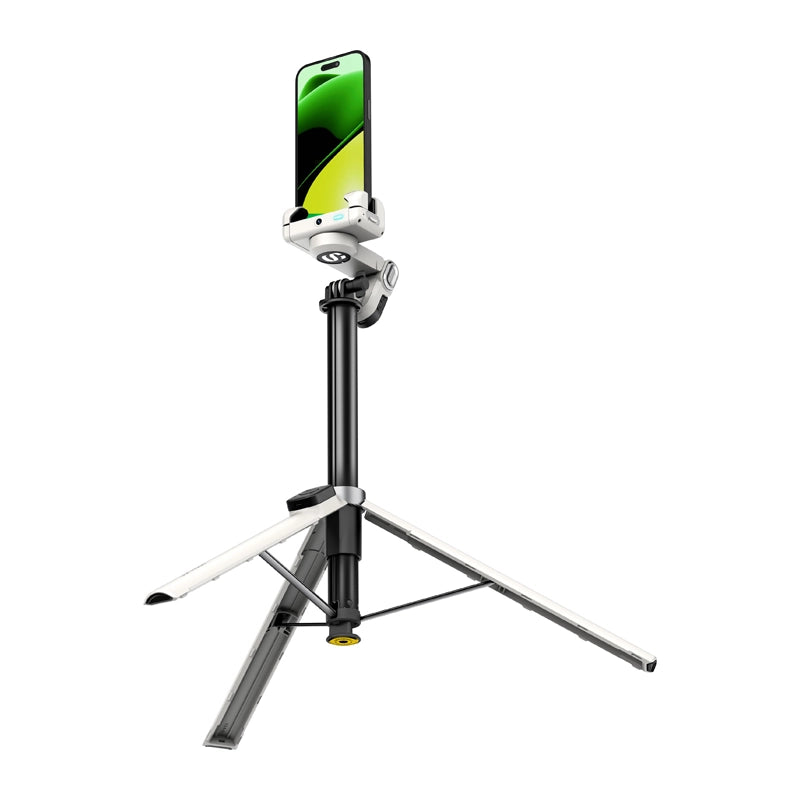AOCHUAN M3 Pro Gimbal with RGB Lighting (White) - Image 1