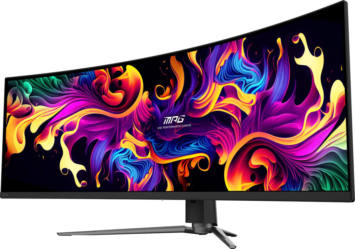 Monitor MSI 49 " 5120 x 1440 pixels Dual QHD Native aspect ratio 32:9 QD-OLED Curved MPG491CQPXQD-OLED