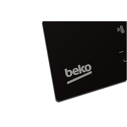 BEKO Hob | HDI32400TO | Induction | Number of burners/cooking zones 2 | Touch control | Timer | Black