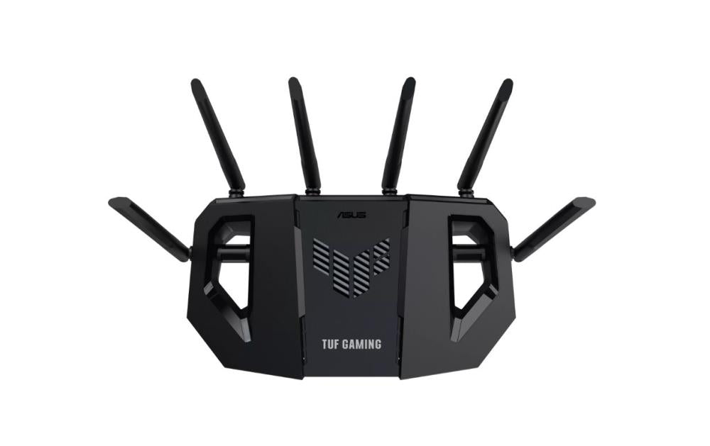 Wireless Router|ASUS|Router|6500 Mbps|Mesh|Wi-Fi 6|Wi-Fi 7|IEEE 802.11a|IEEE 802.11b|IEEE 802.11g|IEEE 802.11ac|IEEE 802.11ax|USB 3.2|3x2.5GbE|1x2.5GbE|Number of antennas 6|TUFGAMINGBE6500