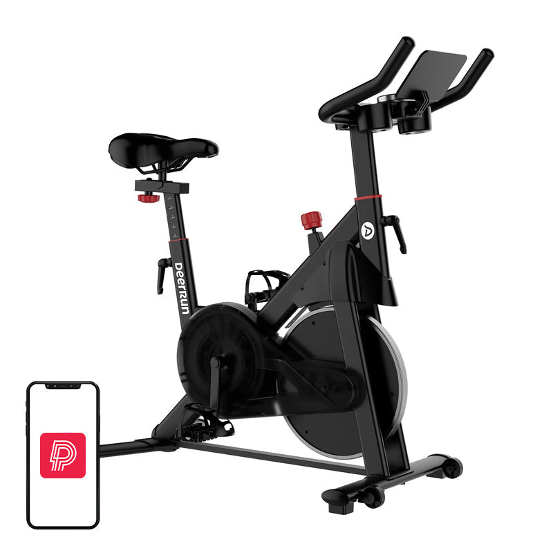 DeerRun S500 Pro exercise bike (black) - Image 1
