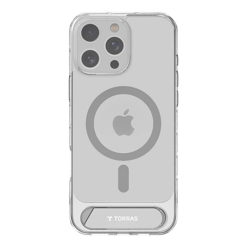 Torras Pstand Series Case for iPhone 16 Pro (clear) - Image 1