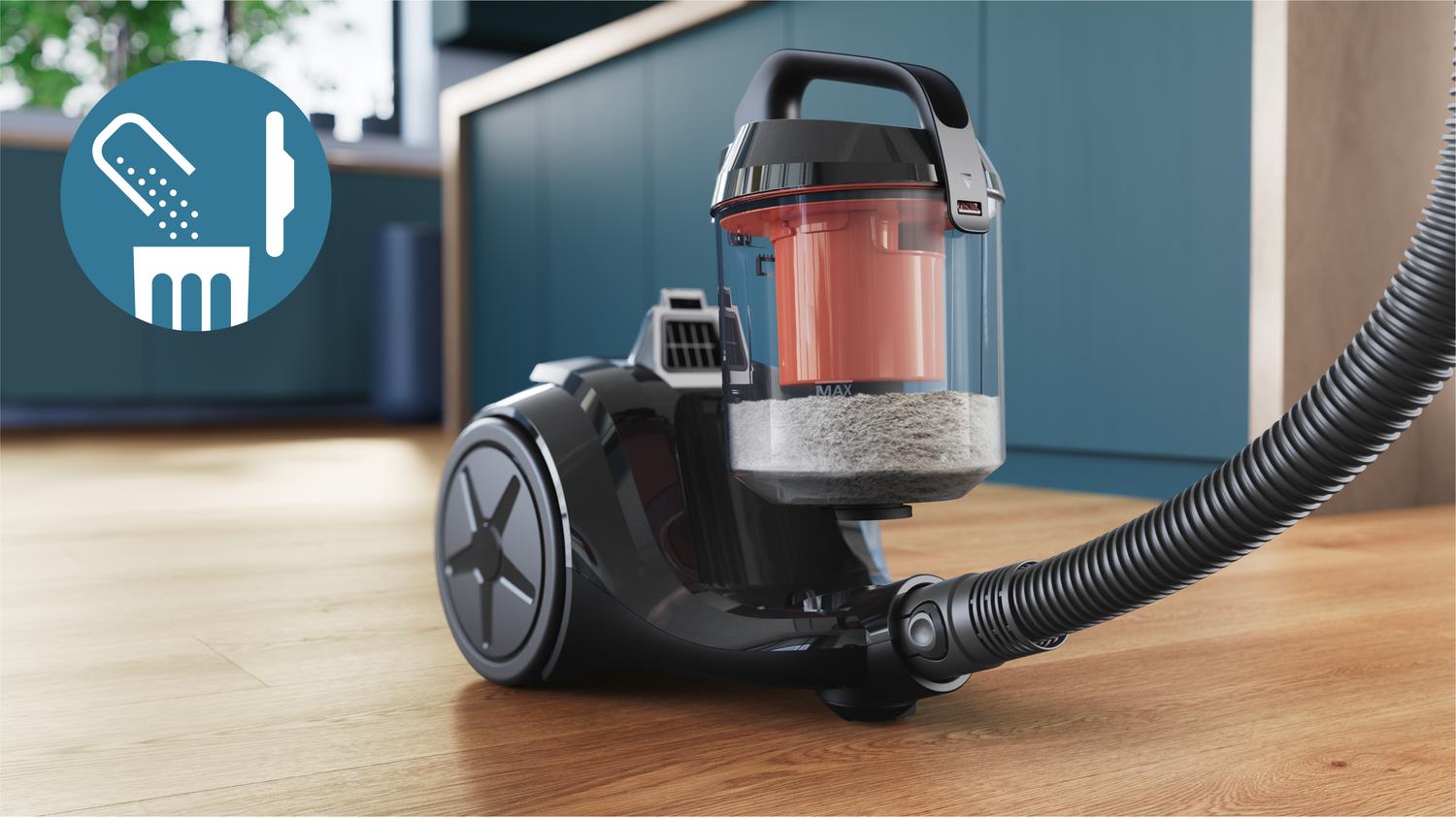 Vacuum Cleaner PHILIPS Input power 800 W Dust capacity 1.3 L Cylinder vacuum Cleaning type Dry Dust container Bagless Colour Black XB1142/10