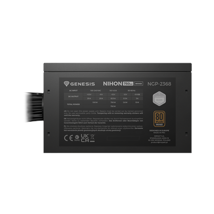 Genesis | PSU | Nihon 750NM | 750 W | Black