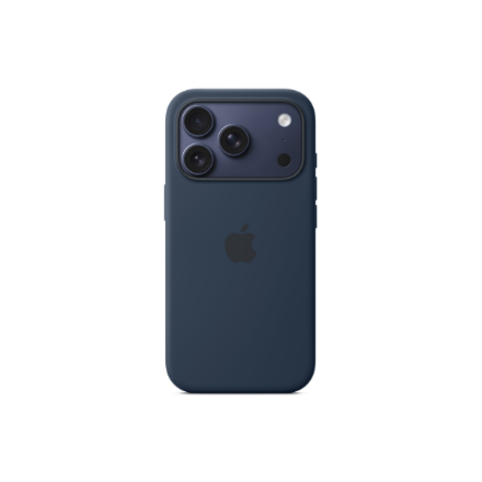 Apple iPhone 17 Pro Silicone Case with MagSafe – Midnight | Apple
