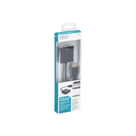Digitus | HDMI to VGA converter adapter | DA-70461 | Black