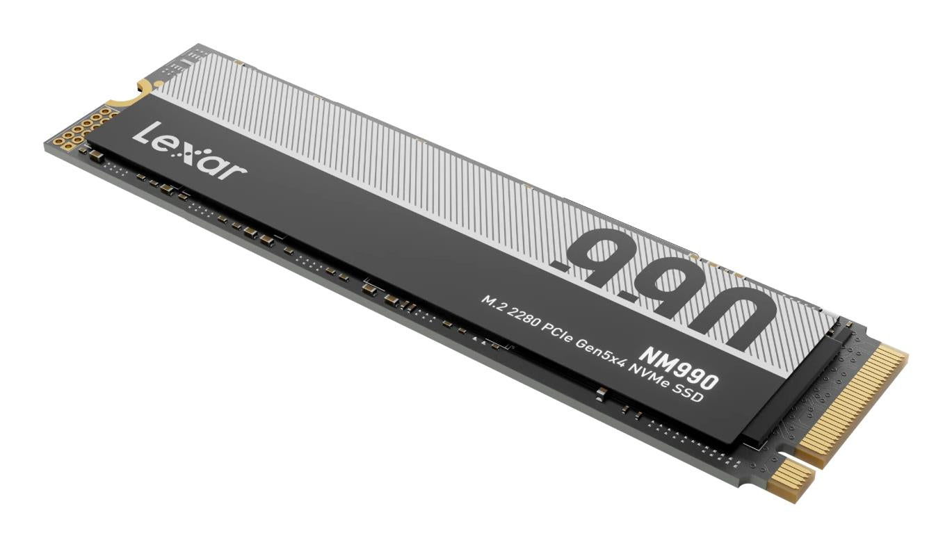 SSD LEXAR NM990 2TB M.2 NVMe Write speed 10000 MBytes/sec Read speed 14000 MBytes/sec 2.45mm TBW 750 TB MTBF 1500000 hours LNM990X002T-RNNNG