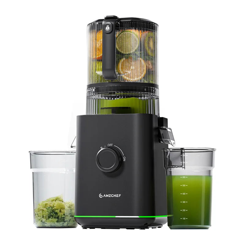 AMZCHEF CE-ZM1919 Slow Juicer (Black) - Image 3