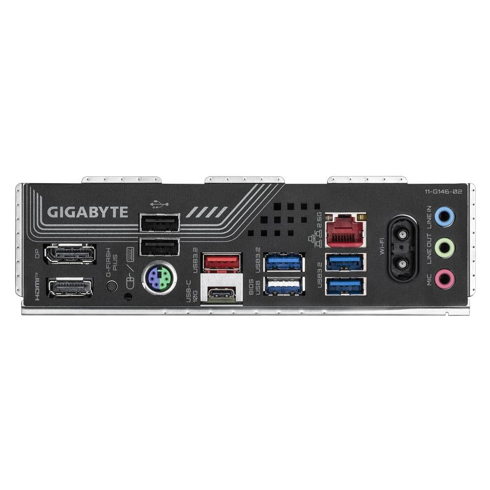 Mainboard GIGABYTE AMD B850 SAM5 ATX Memory DDR5 Memory slots 4 2xPCI-Express 3.0 1x 3xM.2 1xHDMI 1xDisplayPort 5xUSB 2.0 3xUSB 3.2 type B 2xUSB 3.2 2xUSB-C 1xPS/2 1xOptical S/PDIF 1xRJ45 B850GAMINGXWIFI6E