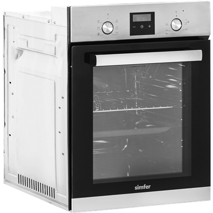 Simfer Oven | 4207BERIM.1 | 47 L | Multifunctional | Manual | Pop-up knobs | Height 54.1 cm | Width 45 cm | Stainless St