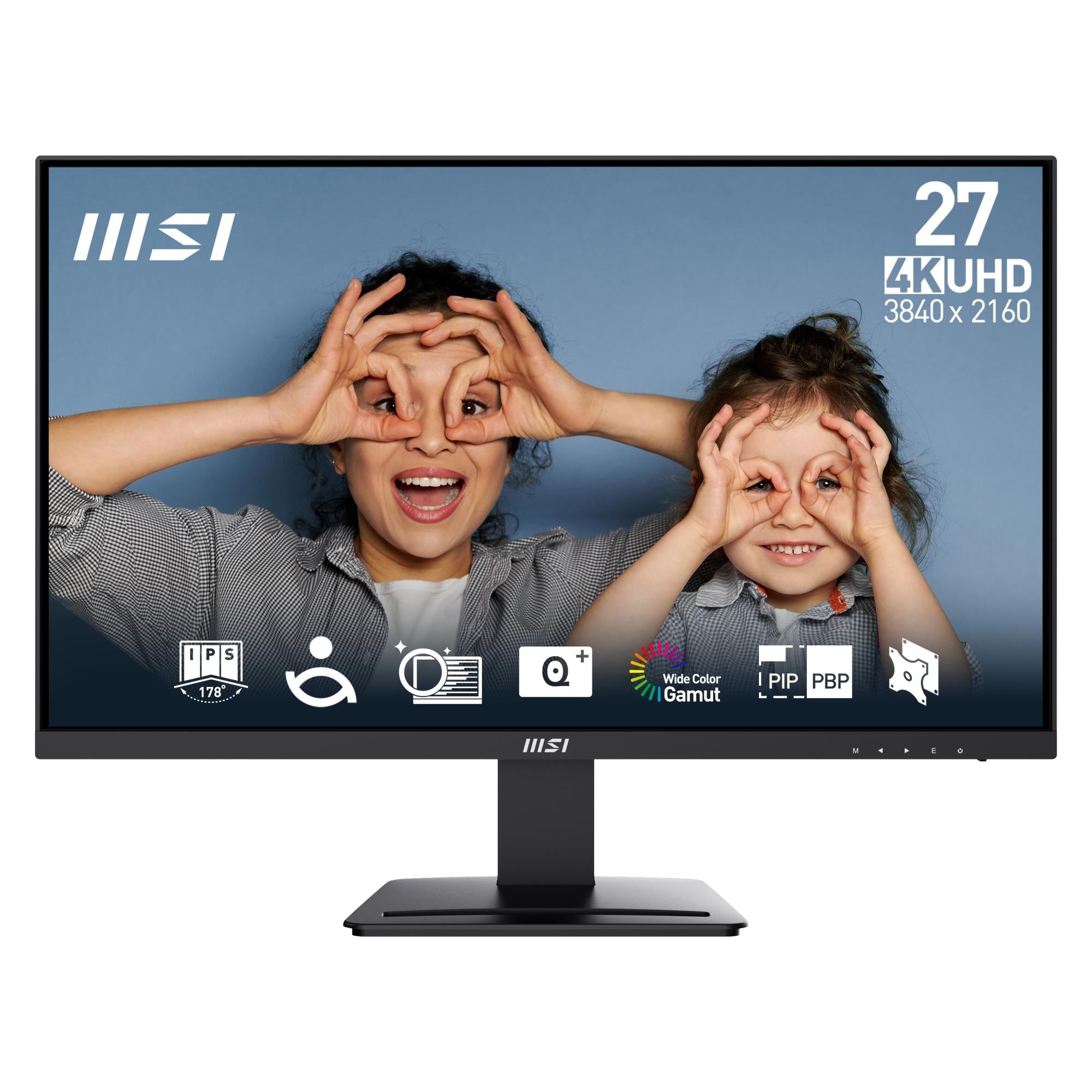 LCD Monitor MSI PRO MP273U 27" Business Panel IPS 3840x2160 16:9 60Hz 4 ms Speakers PROMP273U