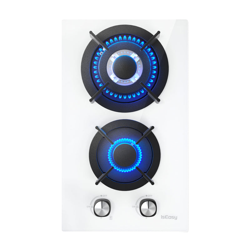 ISEASY MGBG-312A gas hob, 2 burners (white) - Image 3