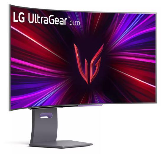 Monitor LG 45GS95QE-B 45" Gaming/Curved/21 : 9 Panel OLED 3440x1440 21:9 240Hz 0.03 ms Swivel Height adjustable Tilt Colour Black 45GS95QE-B
