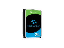 HDD SEAGATE SkyHawk AI 24TB SATA 3.0 256 MB 7200 rpm Discs/Heads 10/20 3,5" ST24000VE002