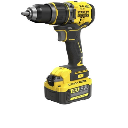 Stanley 18V V20 Premium Brushless Hammer Drill Driver - 4.0Ah Kit | SFMCD721M2K-QW | 18 V | 4.0 Ah | Lithium-Ion (Li-Ion