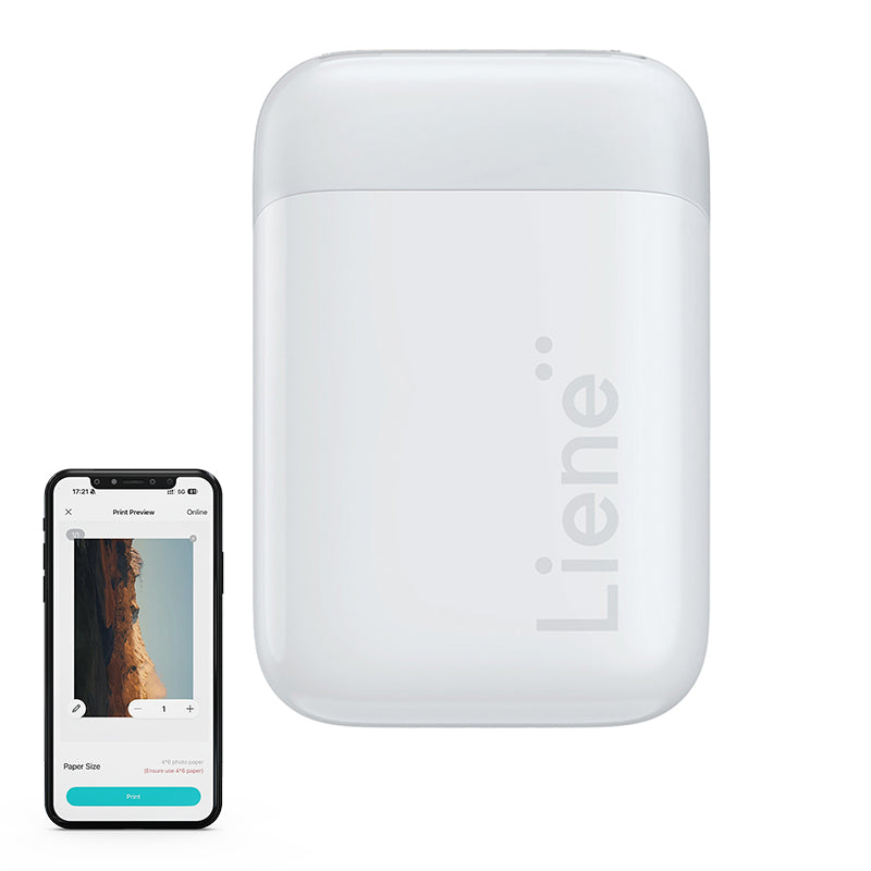 Liene Pearl 2x3" Portable Photo Printer (White) - Image 1