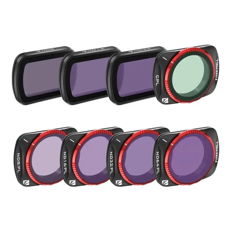 Set of 8 filters Freewell DJI Osmo Pocket 3 - Image 1