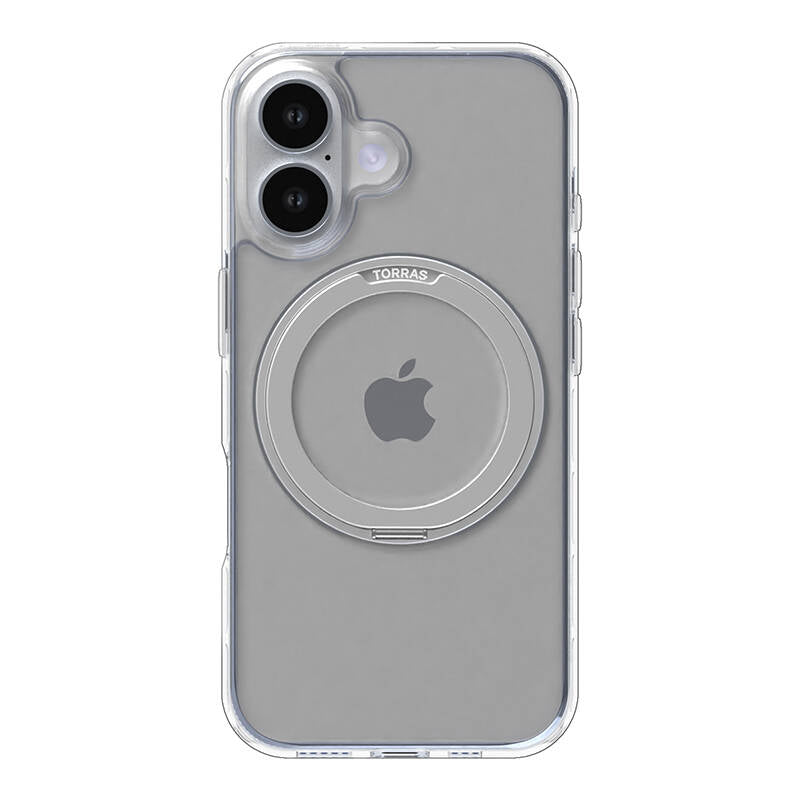 Torras Ostand Pro Case for iPhone 16 Plus (Transparent) - Image 1