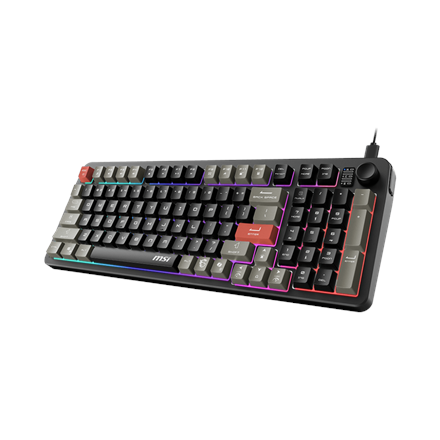 MSI FORGE GK110 US | Gaming keyboard | Wired | US | Membrane | Black