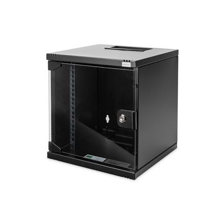 Digitus | Wall Mounting Cabinet | DN-10-06U-B | IP protection class: IP20; Front door: Glass door, single opening; Cabin