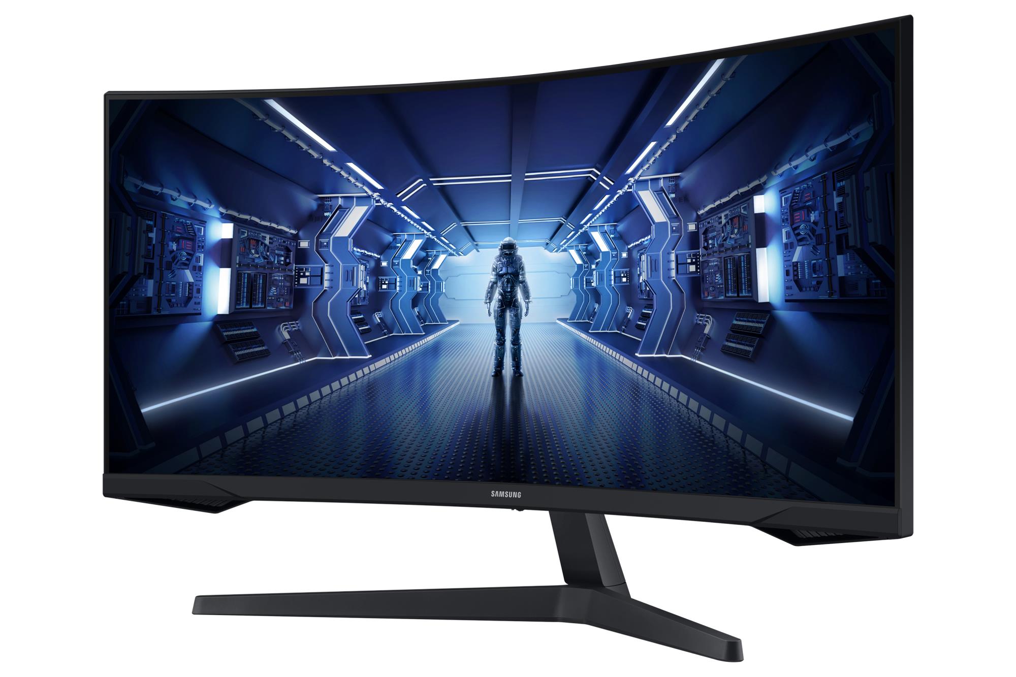 LCD Monitor SAMSUNG Odyssey G5 34" Gaming/Curved/21 : 9 Panel VA 3440x1440 21:9 1 ms Tilt Colour Black LC34G55TWWPXEN