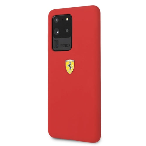Ferrari Hardcase FESSIHCS69RE S20 Ultra G988 red/red Silicone