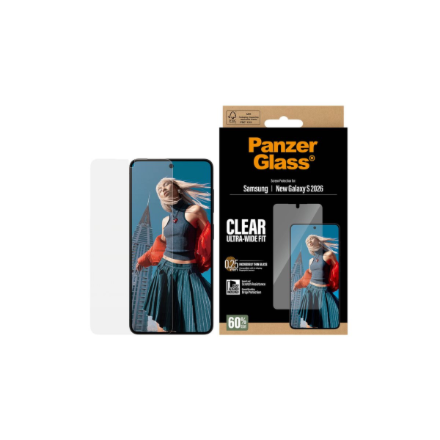 PanzerGlass Screen Protector Samsung New Galaxy S26 | Ultra-Wide Fit w. EasyAligner | PanzerGlass