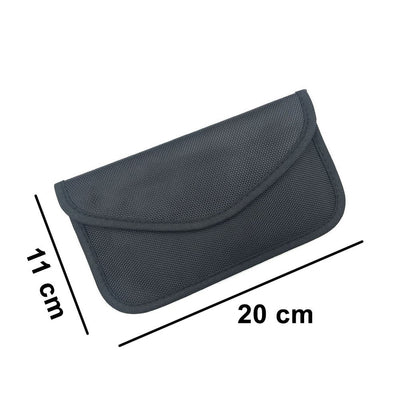 Anti-theft Case for Car Keys Phone Radio Blocking Faraday Box Faraday Cage 20cm x 11cm Black — Hurtel
