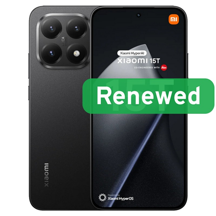 Xiaomi Renewed | Grade A | 15T 5G | 512 GB | Black | 5G | O