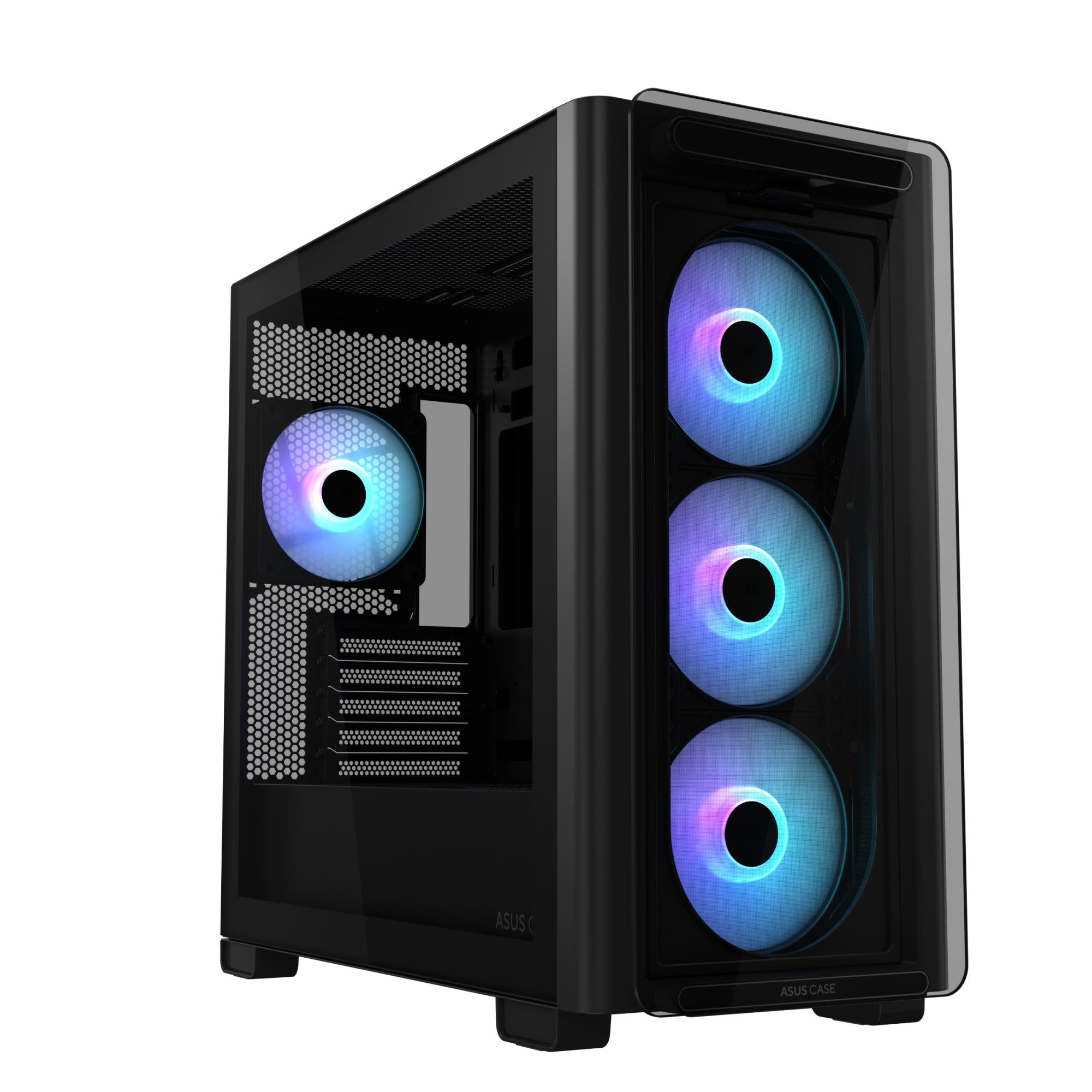 Case ASUS A23 PLUS MidiTower Case product features Transparent panel MicroATX MiniITX Colour Black A23PLUSTG/ARGBBLACK