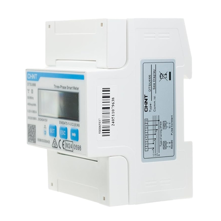 Chint | Smart Power Meter Direct Measurement 3Ph+N Modbus 80A MID (Compatible with DEYE) | DTSU666