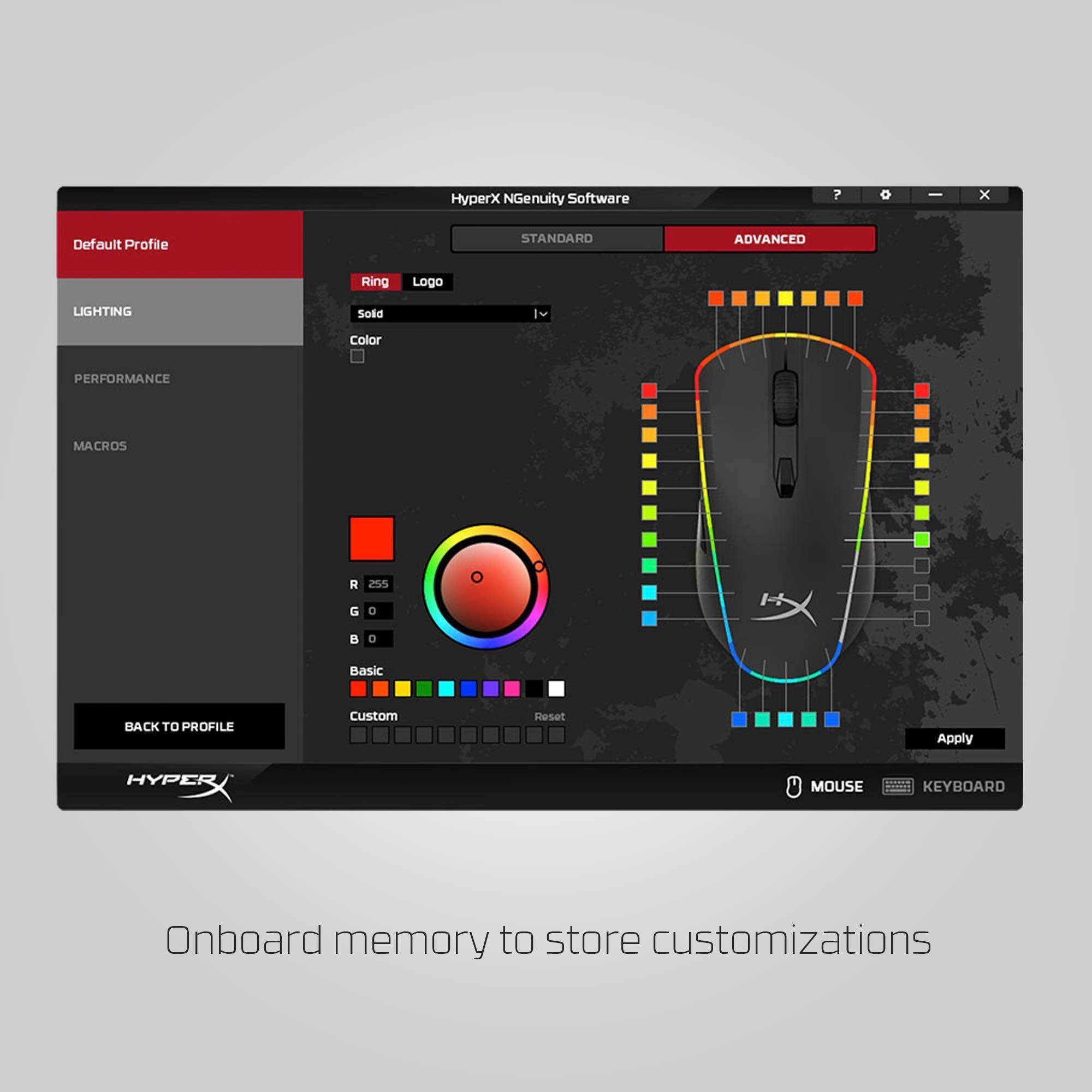 MOUSE USB OPTICAL PULSEFIRE/SURGE HX-MC002B HYPERX