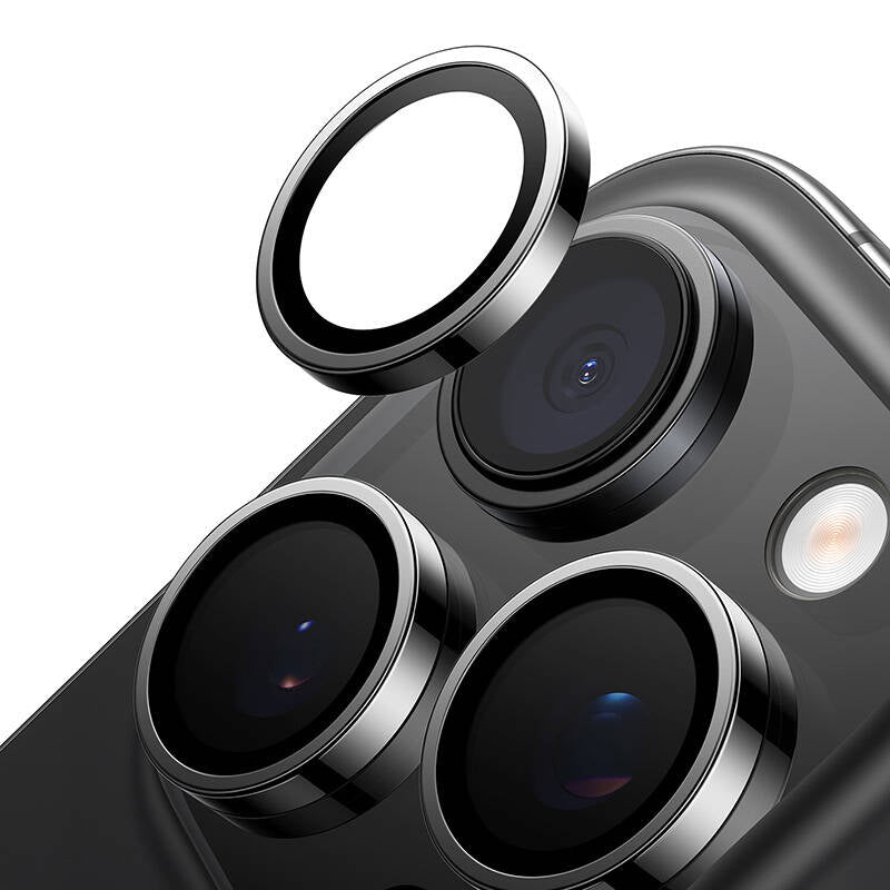 Lensguard Camera Glass for iPhone 16/16 Plus (Black) - Image 3