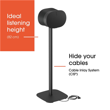 Vogels Floor stand | SFS 4133 Sonos speaker stand for Era 300 | Maximum weight (capacity) 4.5 kg | Black