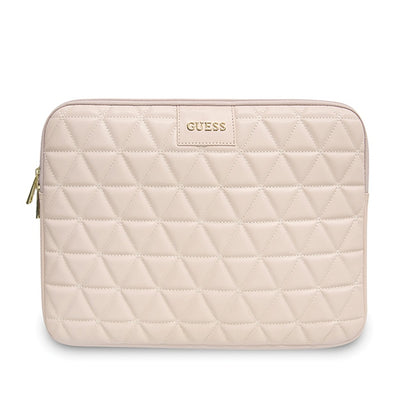 Guess Quilted cover for a 13" laptop - pink
