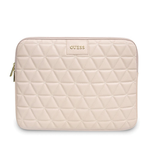 Guess Quilted cover for a 13" laptop - pink