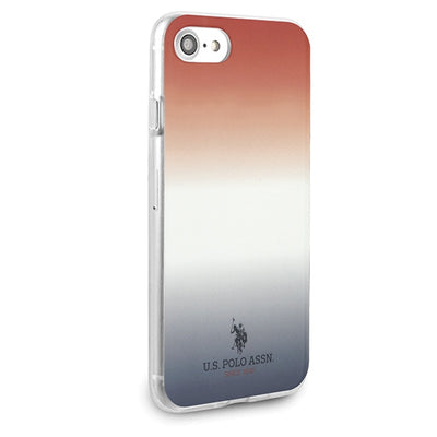 US Polo USHCI8TRDGRB iPhone 7/8/SE 2020 / SE 2022 czerwono-niebieski/blue&red Gradient Pattern Collection — U.S. Polo Assn.