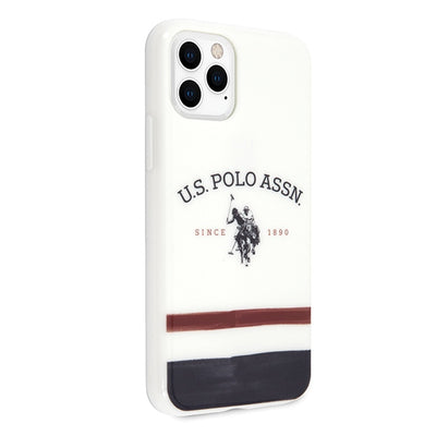 US Polo USHCN65PCSTRB iPhone 11 Pro Max biały/white Tricolor Pattern Collection — U.S. Polo Assn.