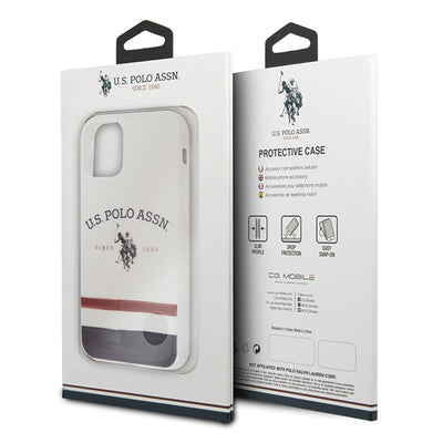 US Polo USHCN65PCSTRB iPhone 11 Pro Max biały/white Tricolor Pattern Collection — U.S. Polo Assn.