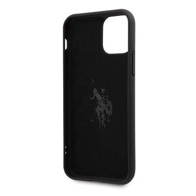 US Polo USHCN65SLHRBK iPhone 11 Pro Max czarny/black Silicone Collection — U.S. Polo Assn.