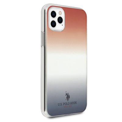 US Polo USHCN65TRDGRB iPhone 11 Pro Max czerwono-niebieski/blue&red Gradient Pattern Collection — U.S. Polo Assn.