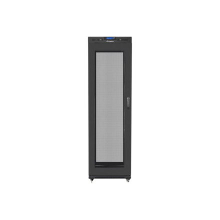 Lanberg | Rack cabinet 19" free-standing 42U/600x800 (flat pack) with mesh door, LCD | FF01-6842-23BL | Black